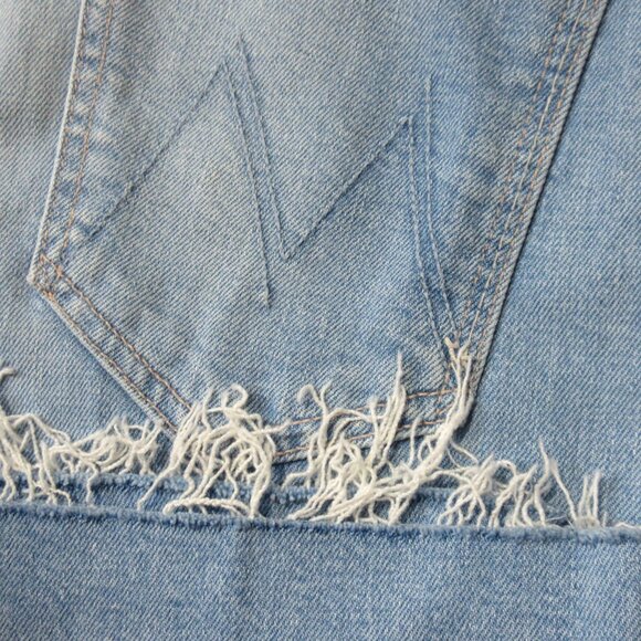 NWT Mother Insider Ankle Fray in Friendly Reminder High Crop Bootcut Jeans 27 - Picture 12 of 13